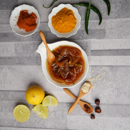 Lemon Achar – Traditional Lemon Pickle in Bowl