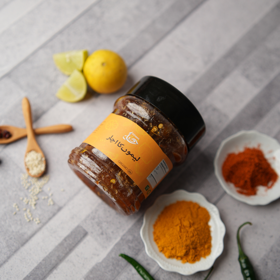Lemon Achar – Traditional Lemon Pickle in Jar