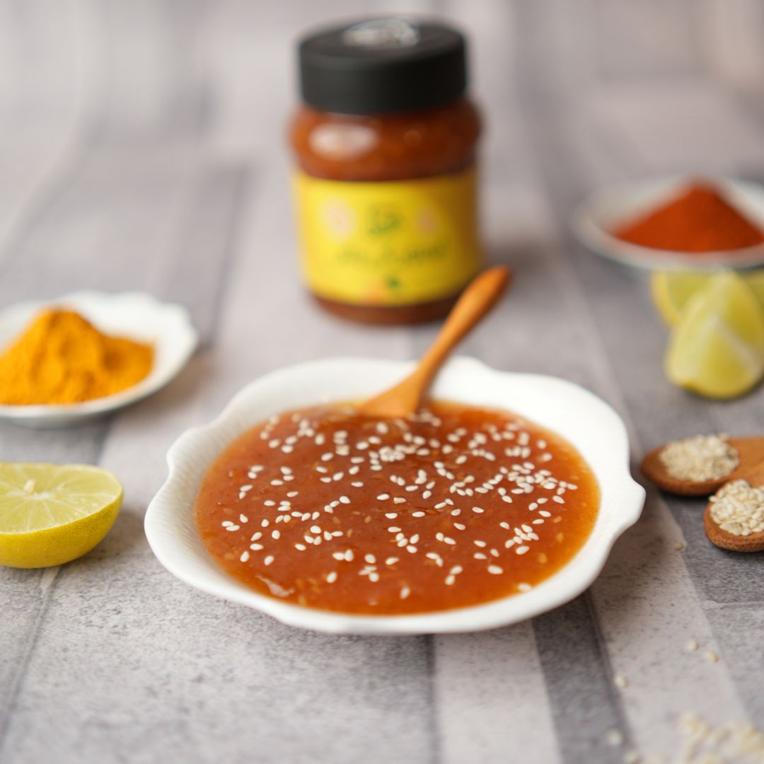 Lemon Chutney – Traditional Lemon Relish  served in bowl