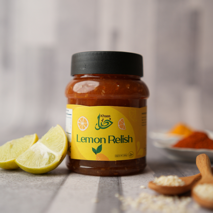 Lemon Chutney – Traditional Lemon Relish  in jar 500g