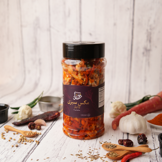 Mix Vegetable Achar – Traditional Mix Vegetable Pickle in jar 1kg