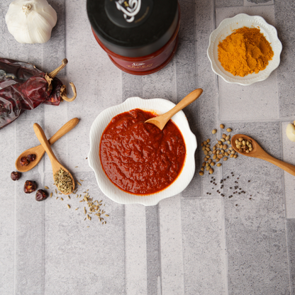 Red Pepper & Garlic Marinade – Traditional Red Pepper & Garlic Marinade served in bowl